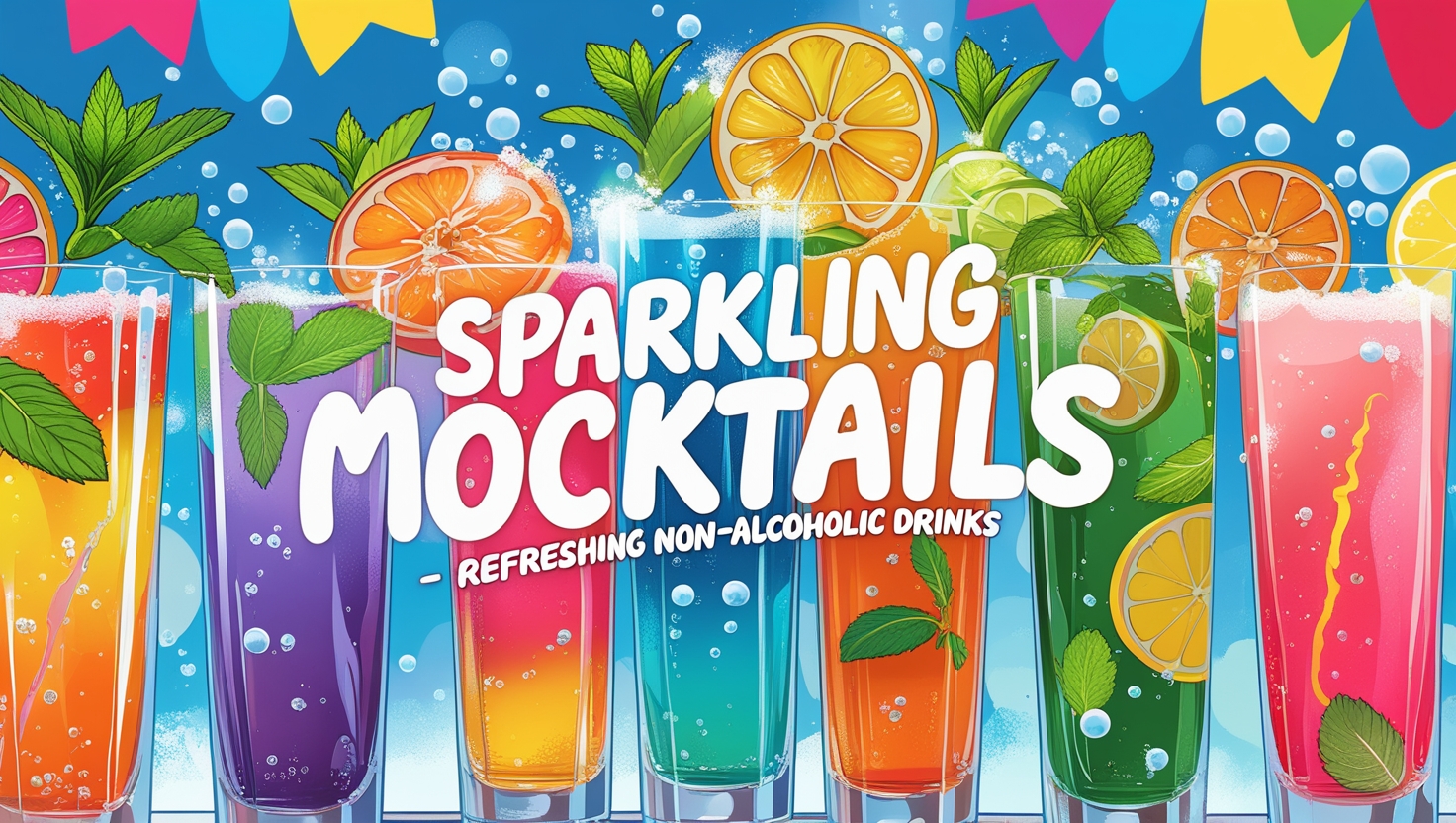 Sparkling Mocktails | Refreshing Non-Alcoholic Drinks